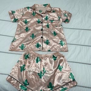 Cactus pink pjs set